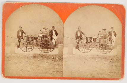 c1865 Fire Engine - Stereoview card [203842]