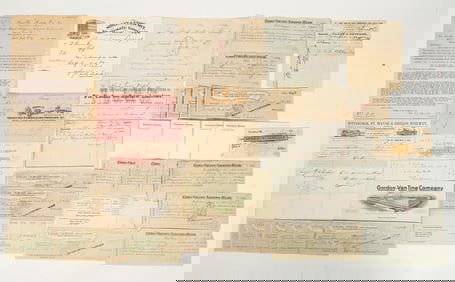 Billheads, Checks, Letters From Around the U.S. [200697]