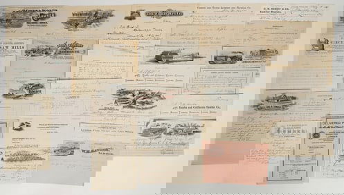 US Billhead & Letterhead Collection (27) [198218]