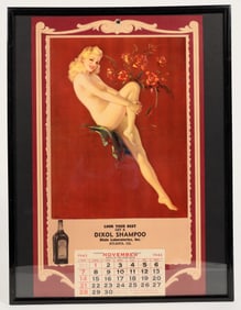 Dixol Shampoo 1943 Pin-Up Calendar [200174]