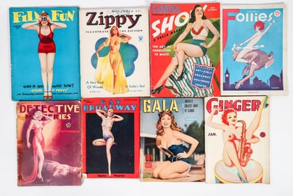 Various Vintage Pin-Up Magazines [201265]