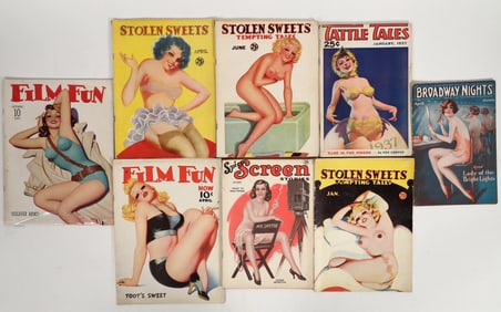 Stolen Sweets, Film Fun +5 Pin Up Magazines 1930's [201256]