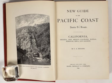 1895 Santa Fe Route Pioneer Guide Book [202131]