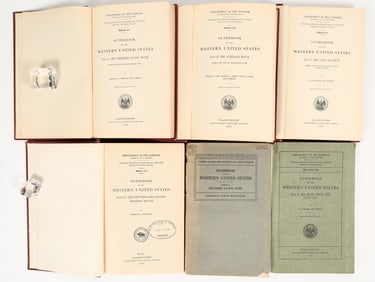 Guidebooks of the Western U.S. FULL SET! (A-F) [201567]