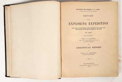 Exploring Expedition New Mexico, Utah, Colorado River 1859 - Inscribed RARE! [204005]