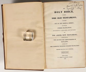 Seminary Student's Study Bible, 1845 [201059]