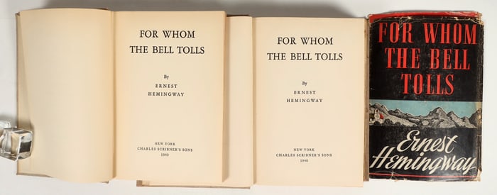 'For Whom The Bell Tolls', Hemingway, 1st Editions (2) [201055]