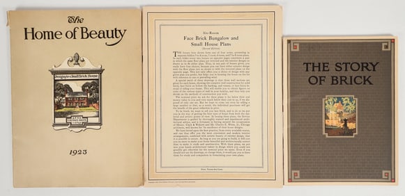 Publications on Bricks, 1922-1923 (3) [201460]