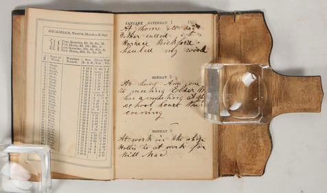 1859 Leather Pocket Diary [203823]