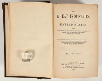 Great Industries of the United States 1873 - RARE! [203963]