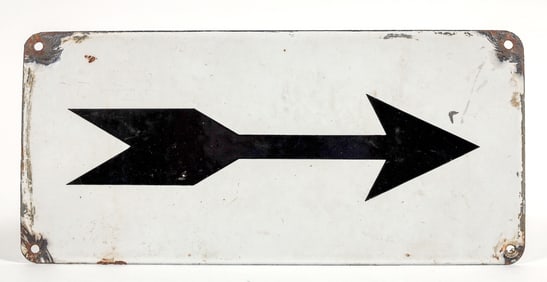 Black Arrow Sign [201923]