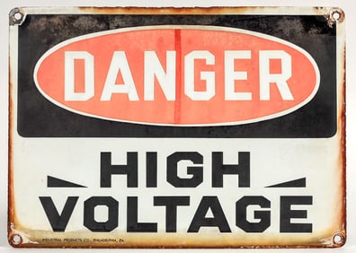 Danger High Voltage Sign [201921]