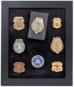 Vintage Junior G-Man Badge Collection [202418]