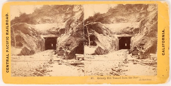 Grizzly Hill Tunnel Stereoview from C.P.R.R. Series (CA) [145738]