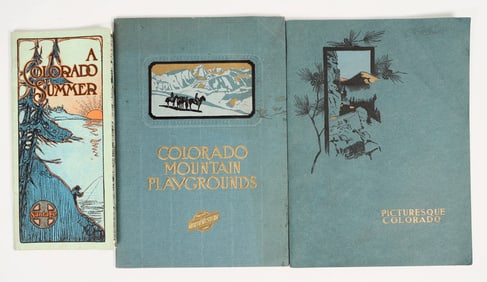 Three Different Colorado Railroad Promotional Guides [201352]