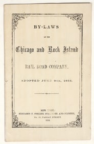 By-Laws of the Chicago & Rock Island Railroad Company, 1858 [200918]