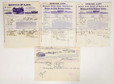 Montana & Dakota Territory River Steamer Ephemera [195362]