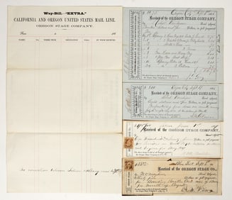 Oregon Stage Company Ephemera Collection, 1860s [203573]
