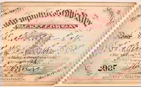 Memphis & Ohio River Packet Co. Annual Pass [164552]