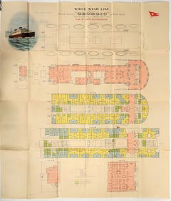 White Star Line "Georgic" Cabin Layout [203677]