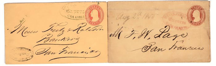 California Gold Rush Banker Wells Fargo Cover Pair  [201674]