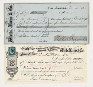 Rare California Wells Fargo Exchanges [204190]