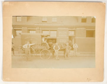 Wells, Fargo & Co. Express and Denver & Rio Grande Express Photo 1890's, Ogden, Utah [205143]