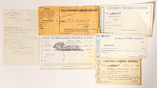 Express Ephemera Collection (Five Express Companies) [202748]