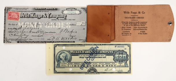 Wells Fargo Money Order & Travelers Check [204429]