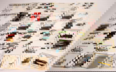 Railroad Train Postal Cover Collection (130) [150112]