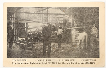 Oklahoma Hanging Postcard, 1909 [204294]