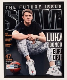 Luka Doncic Signed Slam Cover [188238]