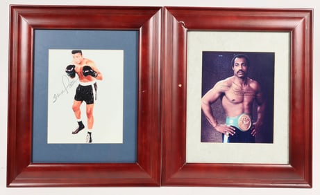 Boxing Photos Duo, Signed & Framed [201888]
