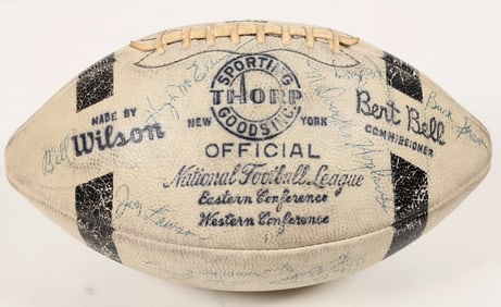 1953 San Francisco 49er's Autographed Football [204011]