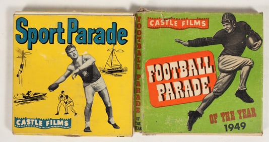 Vintage Castle Films Sports Reels. [200655]