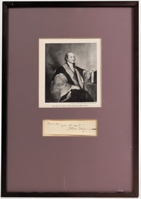 Founding Father John Jay, Cut Square Autograph [201588]