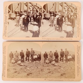 President McKinley visits Arizona, 2 Stereo Views [168026]
