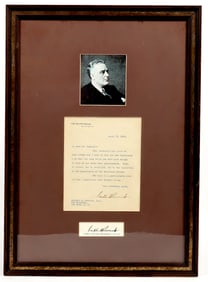 Franklin Roosevelt Autographed Whitehouse Letter, 1933 [203986]