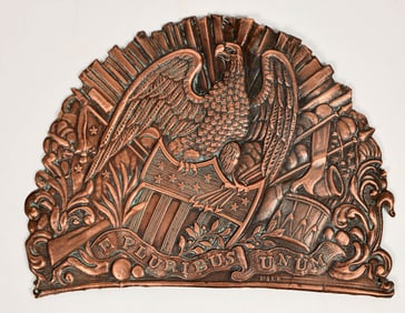 Mexican-American War Shako Hat Badge 1840s [201005]