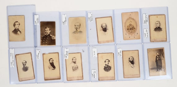 Collection of Confederate Generals Photographs (12) [202904]