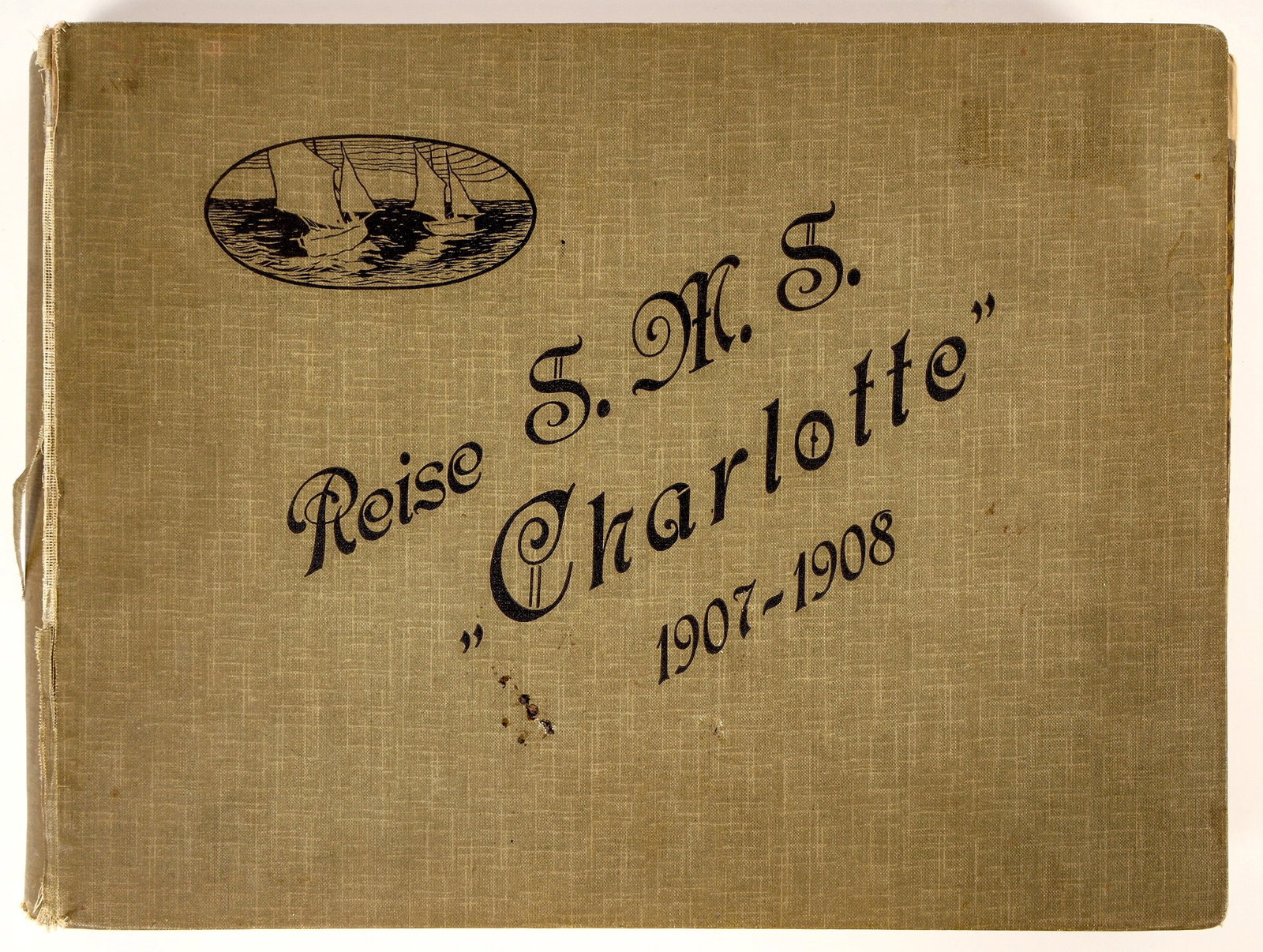 Final German Warship, SMS Charlotte, Photobook [203860]: SMS Charlotte has an interesting history as the last sailing German warship, as a participant in the L[x=#8730/]?ders affair, & the only ship in the history of the German navy to be stricken and then 