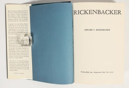 Eddie Rickenbacker Signed Autobiography, 1967 [201441]