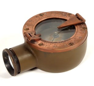 Creagh-Osborne Marching Compass Mark V11 c.1919 with test paper [202884]