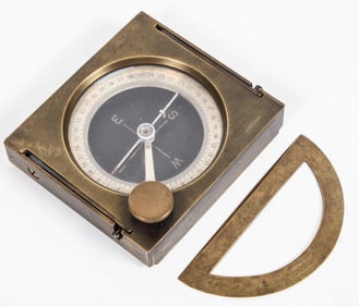 Stoppani Surveyor Compass with Wood Case [202258]