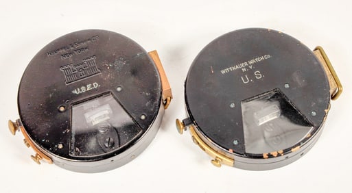 WW1 Clinometers: Wittnauer and Keuffel & Esser  (2) [202897]