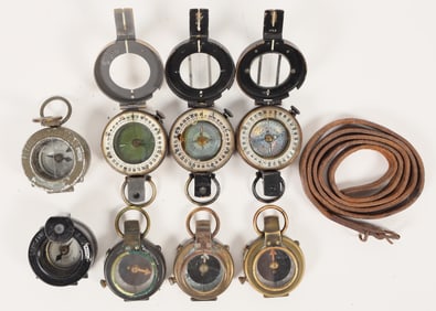 Group of WW1 and WW2 Compass from the UK and USA (8) [202894]
