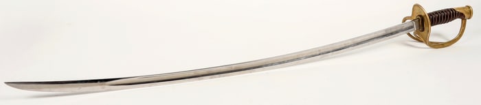 Civil War Light Cavalry Saber model 1860 Made by D. J. Millard c. 1862 [202251]