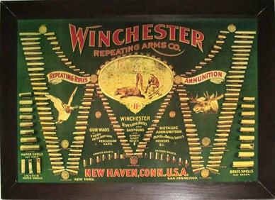 Winchester 1897 Bullet Board Official 1960's Repro [55326]