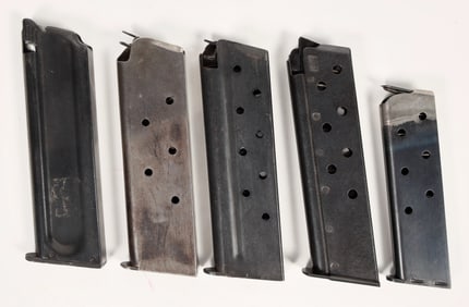 Colt and Smith & Wesson Pistol Magazines (6) [202218]