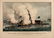 Battle of the Monitor and Merrimack Lithograph